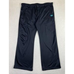 686 Pants Mens XL Black Softshell Fleece Lined Snowboard Ski Water Resistant